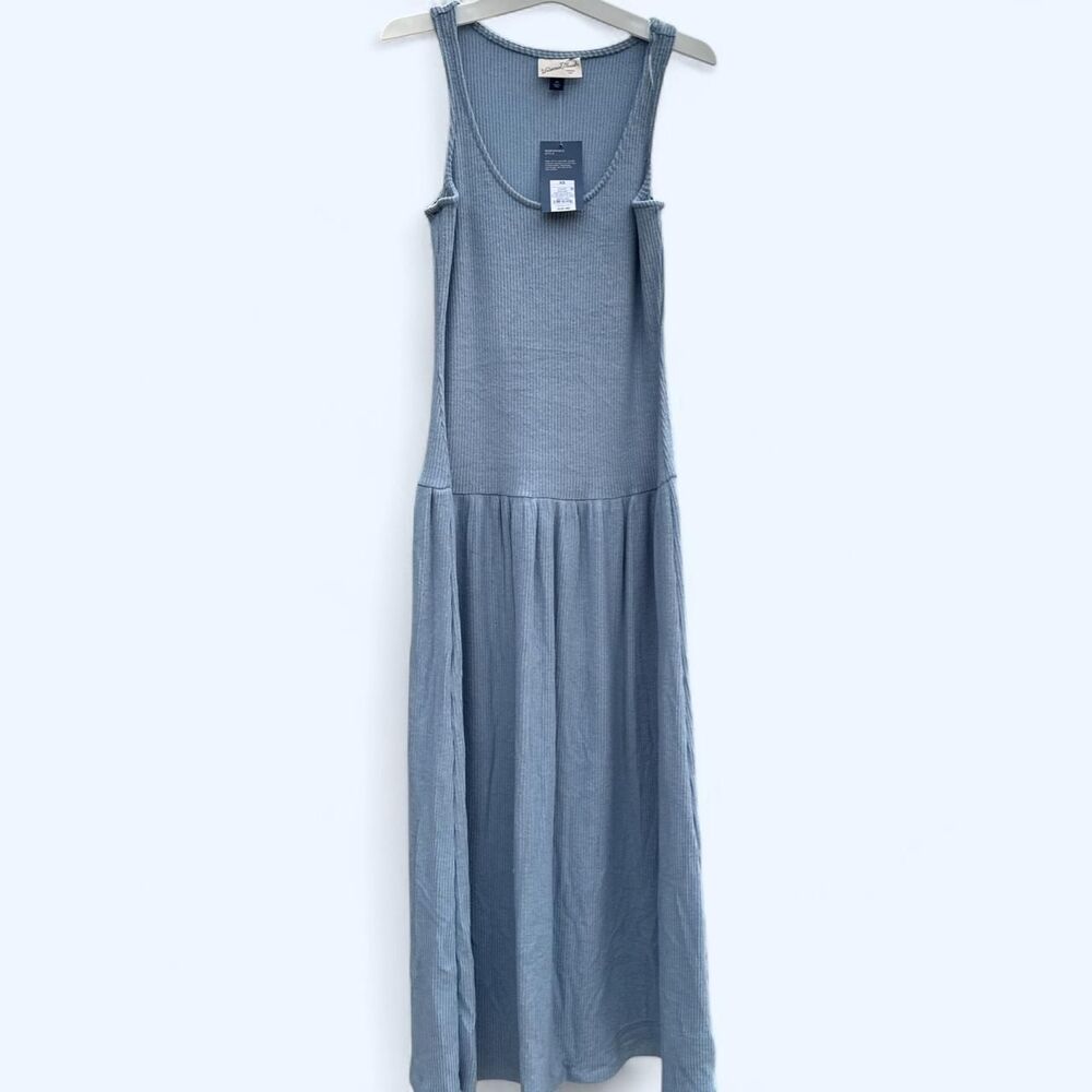 Universal Thread Women's Blue Ribbed Dress XS